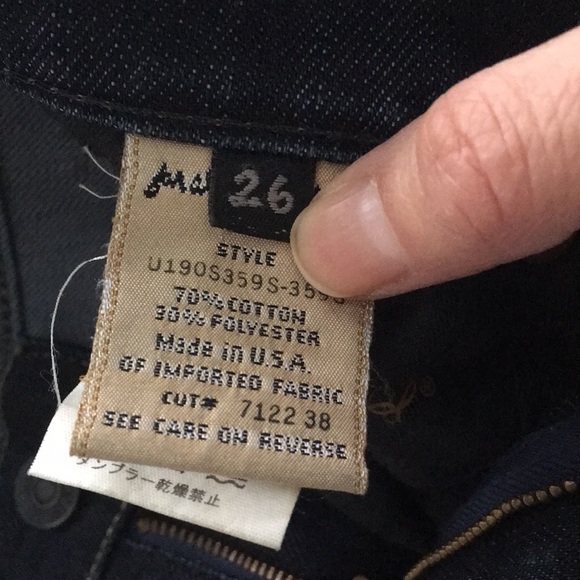 Seven jeans size 26 in gold thread (Special edition) - Picture 2 of 5